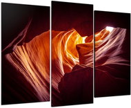 LIOX Painting abstraction of rocks, 60 × 40 cm, three-piece - Painting