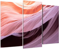 LIOX Painting abstraction of rock walls, 150 × 100 cm, three-piece - Painting