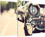 LIOX Painting American car, 60 × 40 cm, three-piece - Painting