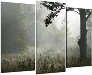 LIOX Painting abandoned cottage in the forest, 75 × 50 cm, three-piece - Painting