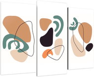 LIOX Abstract modern traces, 150 × 100 cm, three-piece - Painting