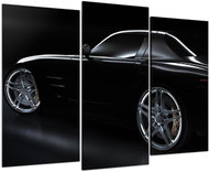 LIOX Black convertible painting, 90 × 60 cm, three-piece - Painting