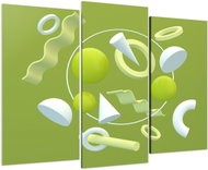 LIOX 3D Image levitating objects, 120 × 80 cm, three-piece - Painting