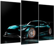LIOX Painting racing circuit car, 150 × 100 cm, three-piece - Painting