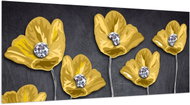 LIOX XL Picture of yellow flowers, 200 × 100 cm - Painting