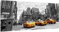 LIOX XL Painting of a yellow taxi in New York, 250 × 125 cm - Painting