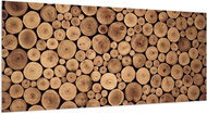 LIOX XL Painting wooden year rings, 250 × 125 cm - Painting