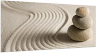 LIOX XL Painting stones in sand zen, 250 × 125 cm - Painting