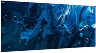 LIOX XL Painting abstraction blue, 300 × 150 cm - Painting