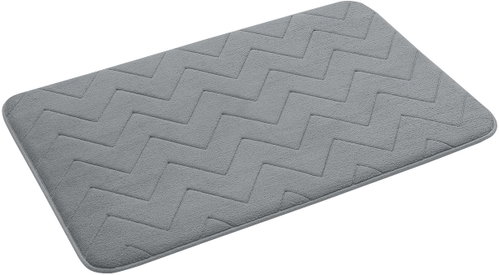 GEDY MOUSSE Koupelnová předložka, 50 × 80 cm, šedá 96MS508008 - Bath Mat - Main image