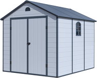 G21 Garden house Boston 670 - 241 × 278 cm, light grey - Garden Shed