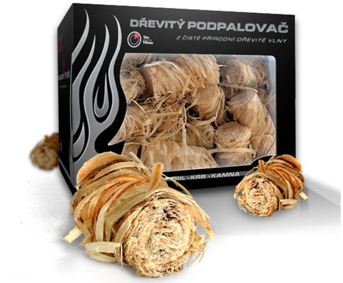 Mandy Dřevitý podpalovač box 50 ks/58 mm - Firelighter - Main image