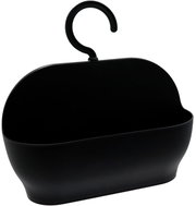 AQUALINE SHARON Polička do koupelny rovná, závěsná, černá SH8455B - Bathroom Shelf