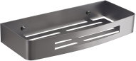 GEDY SMART Polička do koupelny rovná, na hmoždinku, šedá 241781 - Bathroom Shelf