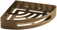 GEDY SMART Polička do koupelny rohová, na hmoždinku, měď 247982 - Bathroom Shelf