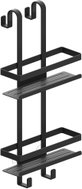 METAFORM MYLINE Polička do koupelny rovná, závěsná, černá 105T14001 - Bathroom Shelf