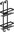 Wall-Mounted, Black 105T14001