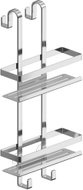 METAFORM MYLINE Polička do koupelny rovná, závěsná, stříbrná 105T14100 - Bathroom Shelf