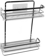 RIDDER KIM Polička do koupelny rovná, na hmoždinku, stříbrná 12022200 - Bathroom Shelf