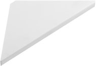 SAPHO ABELINE Polička do koupelny rohová, lepicí, bílá AE250-0101 - Bathroom Shelf