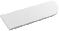 SAPHO ABELINE Polička do koupelny rohová, lepicí, bílá AE300-0101 - Bathroom Shelf