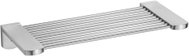 SAPHO X-STEEL Polička do koupelny rovná, na hmoždinku, stříbrná XS603 - Bathroom Shelf
