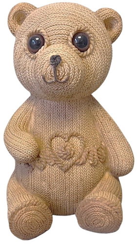 Prodex Large Bear 20 × 14cm, Knitted Design - New - Main image