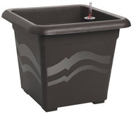 PLASTKON Květináč QUATTRO Aqua Pro, 40cm, hnědý - Flower Pot