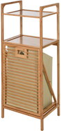 BATHROOM SOLUTIONS Bamboo shelf for bathroom, 40 × 30 × 95 cm - Shelving Unit