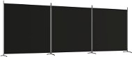 Shumee 3dílný paraván černý 525 × 180 cm textil - Paraván