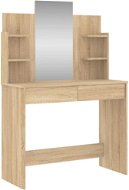 Shumee Toaletný stolík so zrkadlom dub sonoma 96 × 39 × 142 cm - Toaletný stolík