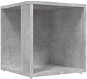 Shumee Odkladací stolík betónovo sivý 33 × 33 × 34,5 cm drevotrieska - Odkladací stolík