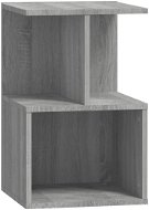 Shumee Noční stolek šedý sonoma 35 × 35 × 55 cm kompozitní dřevo - Noční stolek