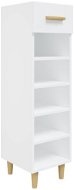 Botník bílý 30 × 35 × 105 cm kompozitní dřevo - Botník