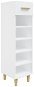 Botník biely 30 × 35 × 105 cm kompozitné drevo - Botník