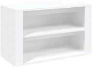 Botník bílý 75 × 35 × 45 cm kompozitní dřevo - Botník