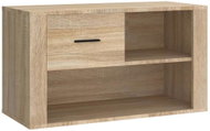 Botník dub sonoma 80 × 35 × 45 cm kompozitní dřevo - Botník