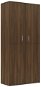 Botník hnědý dub 80 × 39 × 178 cm kompozitní dřevo - Botník