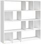 SHUMEE knižnica/deliaca stena, biela, 105 × 24 × 102 cm - Knižnica