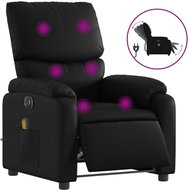 Shumee elektrické polohovací černé, umělá kůže 3204879 - Massage Chair