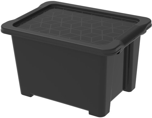 ROTHO Evo easy box 15 l black - Storage Box - Main image