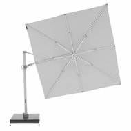 KNIRPS 320 × 320 cm - luxury swinging garden parasol with side bar Light grey - Sun Umbrella