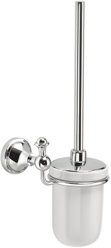 GEDY NEVIS Hanging, Ceramic, Chrome NV330313 - Toilet Brush - Main image