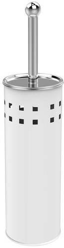 AQUALINE SIMPLE LINE válcová s otvory, bílá 04002W - Toilet Brush - Main image
