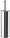 Cylindrical, polished stainless steel 04065F