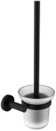 SAPHO X-ROUND BLACK závěsná, mléčné sklo, černá XR323B - Toilet Brush