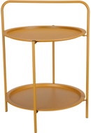 Ambiance Metal flower stand, 50 × 26 × 68,5 cm, round, yellow - Flower Stand
