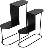 Boltze Pot stands PLUTO, 2 pcs, height 45-55 cm, black - Flower Stand