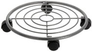 ProGarden Metal pot stand with wheels, 35 cm - Flower Stand