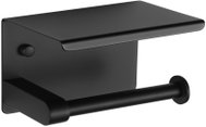 SAPHO PIRENEI Toilet Paper Holder, Steel, Black UN1197B - Toilet Paper Holder